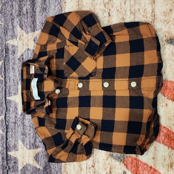 Zara Other - Zara baby plaid button down shirt